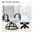 6 - Person Aluminum Outdoor Dining Dining Set With Sunbrella Swivel Rocking Dining Armchairs-112324263
