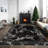 Monaco Series Abrstract Black/Gray/Ivory/Beige Area Rug-340928437