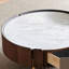 Table basse abstraite avec rangement