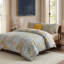 Housse de couette 100% coton grand format - Ensemble de housse de couette à motif floral rétro avec fermeture à glissière et attaches d'angle, ensemble de literie 3 pièces luxueux et soyeux pour toutes les saisons-123017866-123017873
