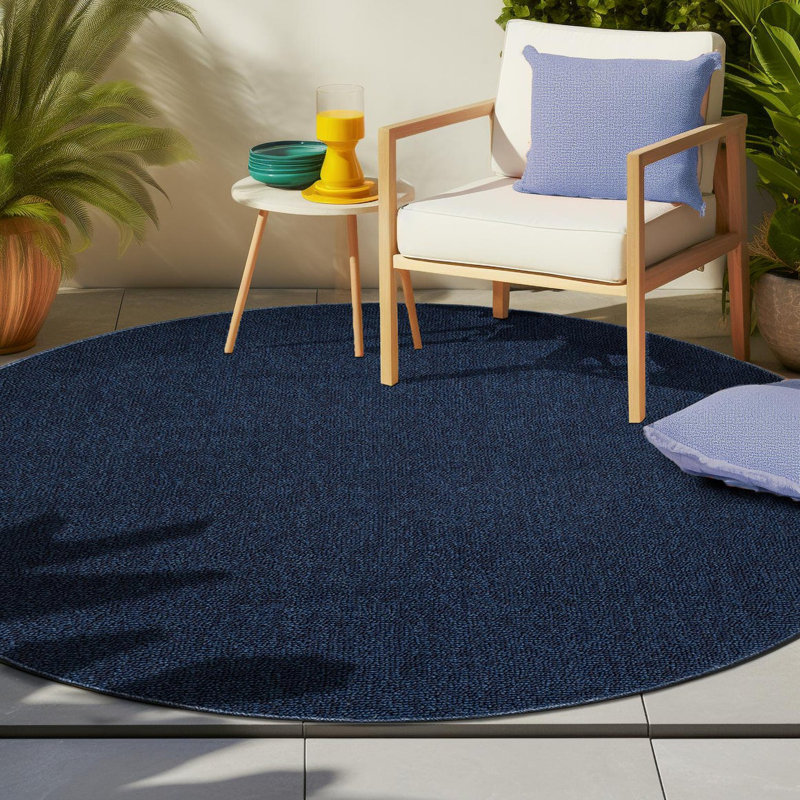 Chesire Indoor/Outdoor Area Rug, Round 7'10"