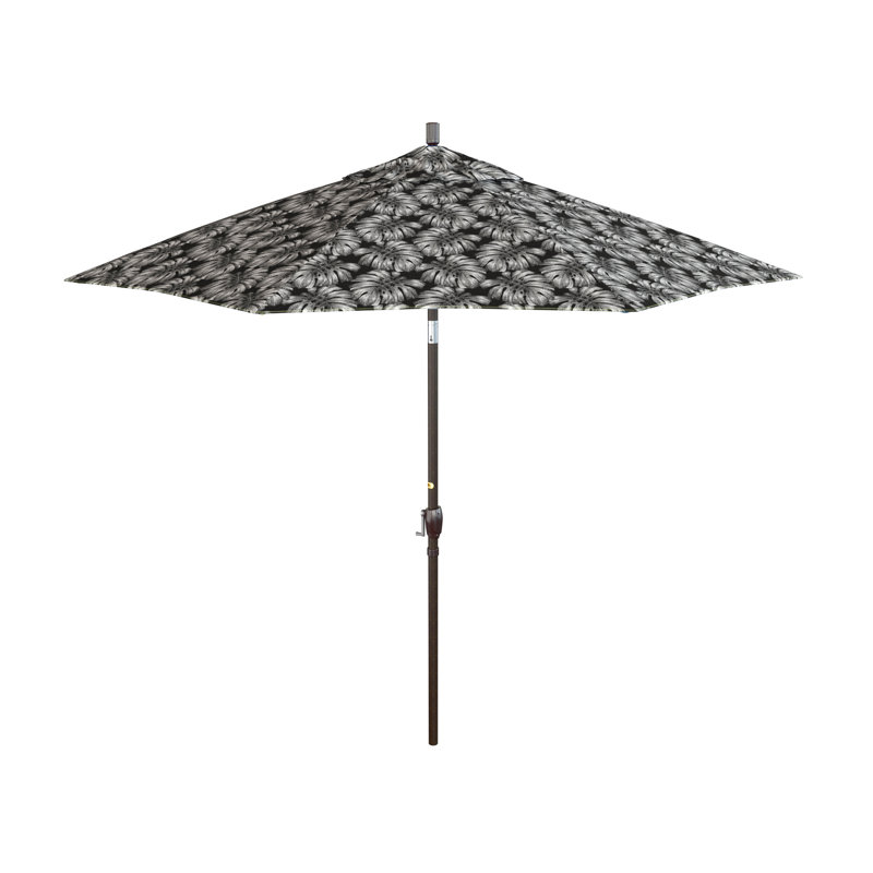 Parasol de marché 9 pi Junerose, Palmier graphite - Pacifica Premium