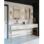 Barcelona Matte White Oval Undermount Bathroom Sink with Overflow