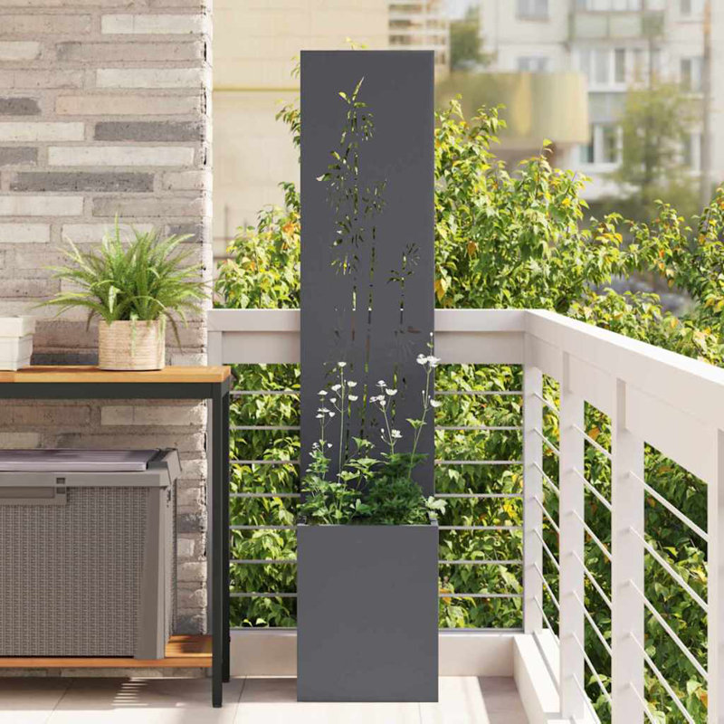 Planter Box, Anthracite, 140cm H x 32cm W x 32cm D