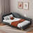Upholstered Daybed With Headboard And Armrest-382239012-382239018