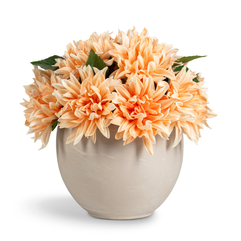 Linnea RealTouch Dahlia Arrangement, Peach