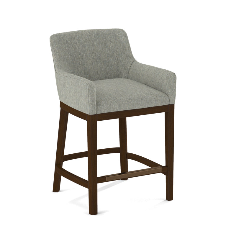 Upholstered Stool, Pecan, 61364-88