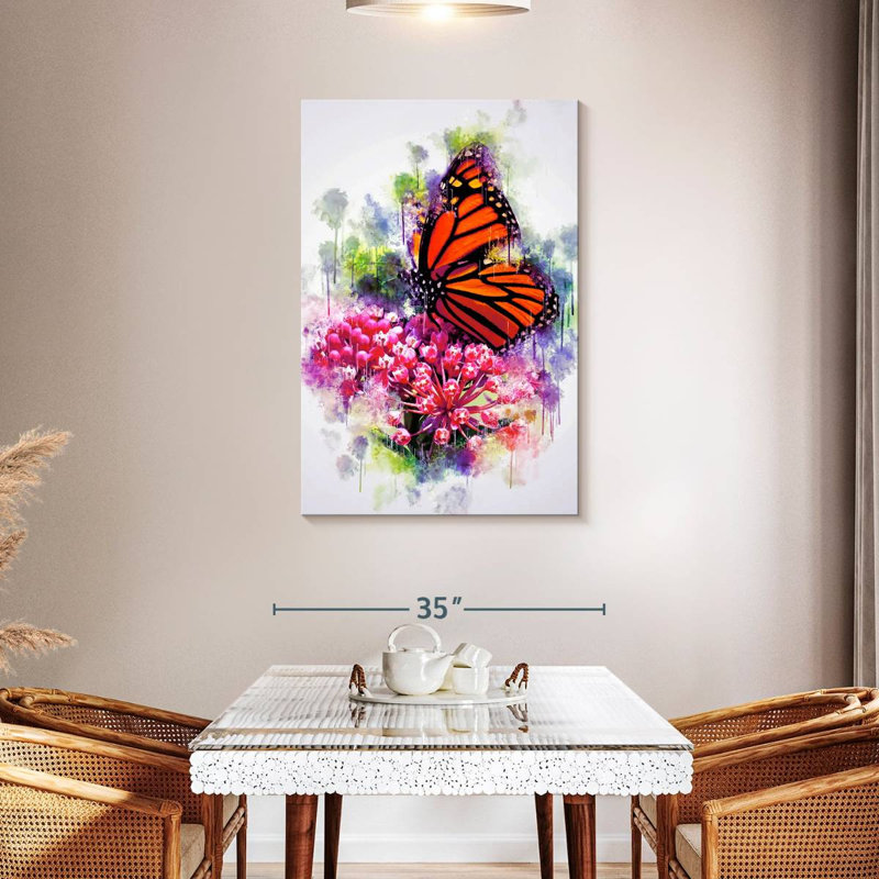 Brampt Garden Monarch Butterfly, 45" H x 30" W