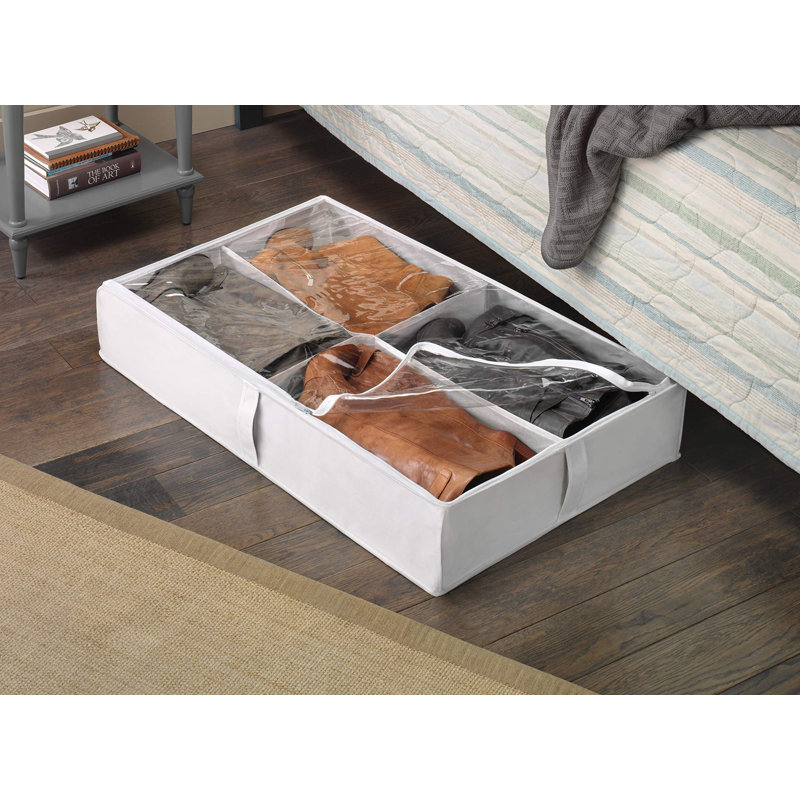 Rangement sous le lit en tissu