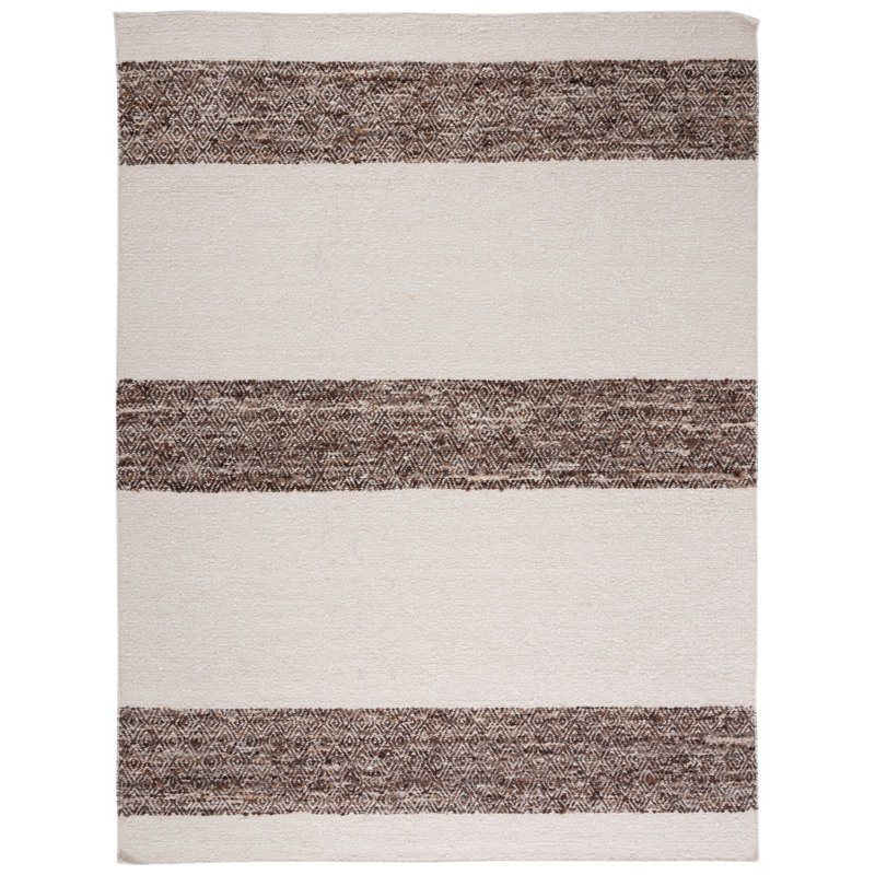 Natura Handwoven Wool and Cotton Rug, Square 6'
