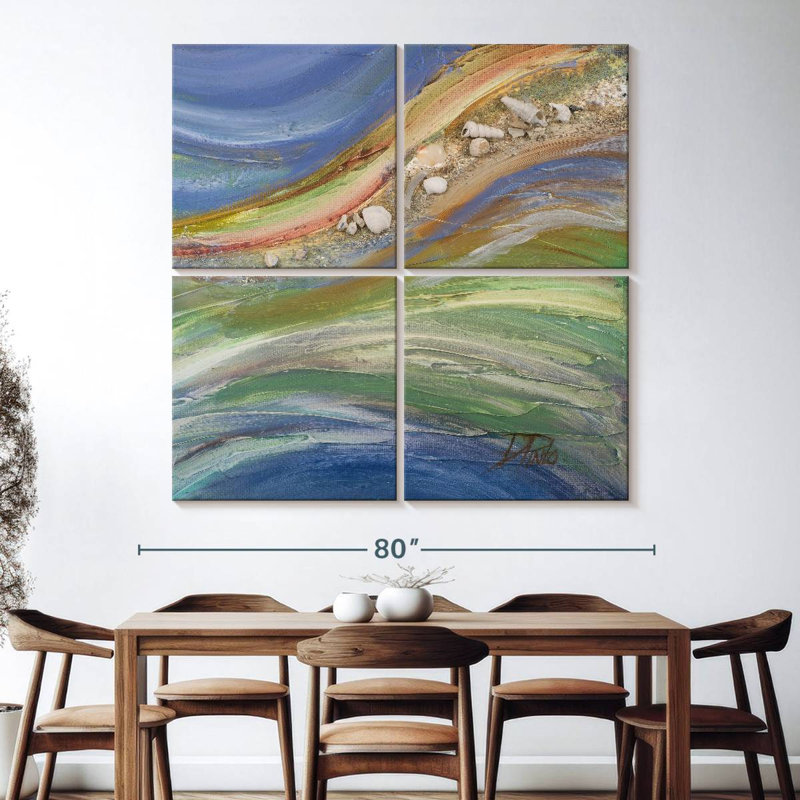 Avery The Sea III, 74" H x 74" W