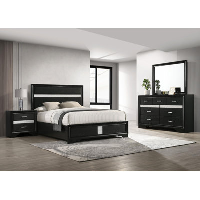 Ensemble de chambre à coucher 4 pièces Miranda