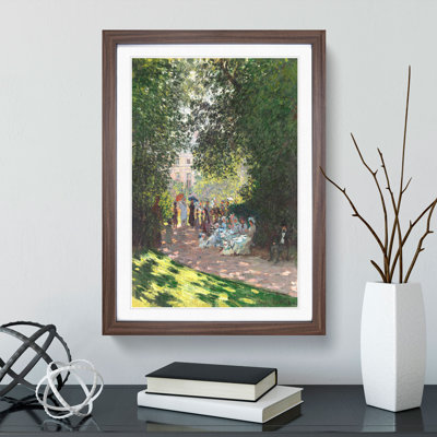 The Parc Monceau Vol.1 by Claude Monet - Framed Print
