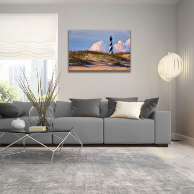 Art mural en verre Breakwater Bay «Cape Hatteras Lighthouse» par Rick Berk