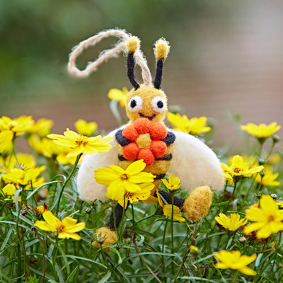 10cm Handmade Wool Hanging Figurine Ornament