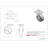 4 Piece Semi Steel Caster Set