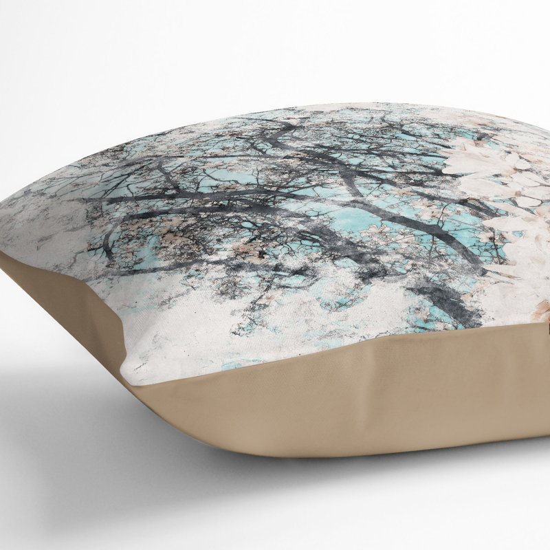 Square Throw Cushion, Stone, 40cm H x 40cm W x 15cm D