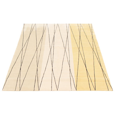 Lizzo One-of-a-Kind Rectangle 5'7" X 8'0" New Age Wool Area Rug in Ivory
