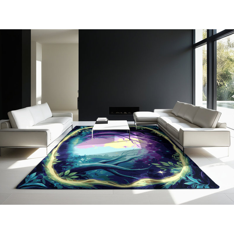 Eclipsed Meadow Rug, Rectangle 2' x 3'