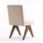 Chaise de meuble-lavabo moderne rembourrée en tissu Linen-112556278