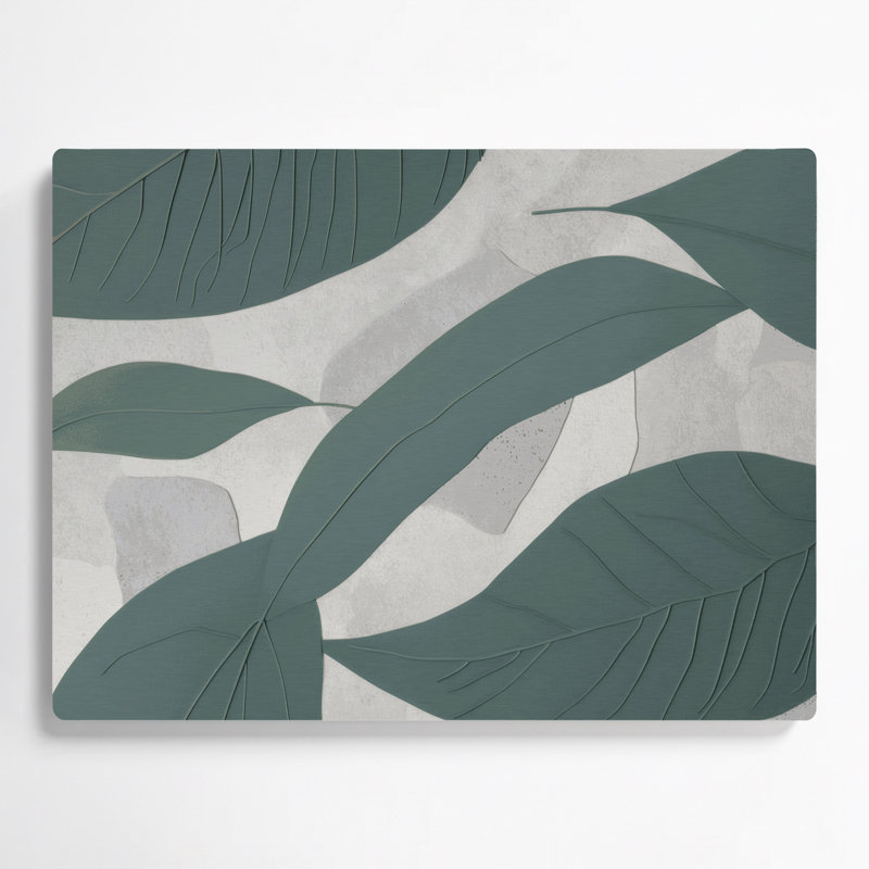 Minimalisme 55, art mural gris en métal, H 11 po x l 14 po