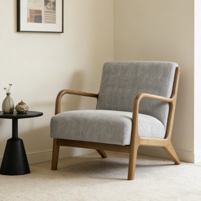  Chaise d'appoint en bois massif