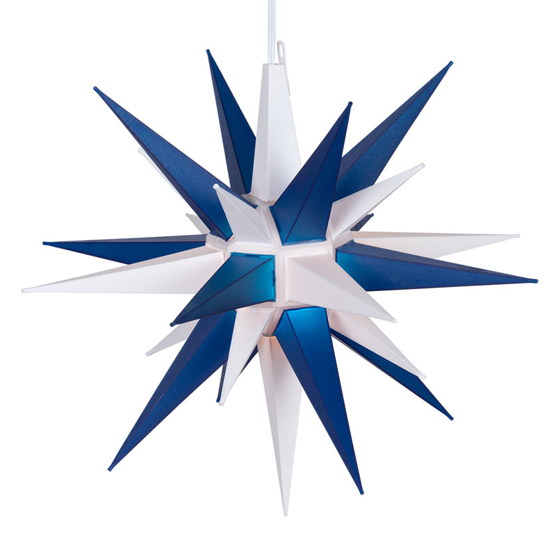 DEL Moravian Star, Blanc / Bleu