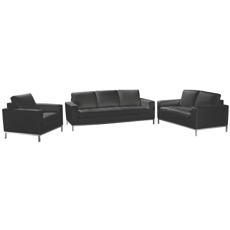Witney Living Room Set, Dark Grey
