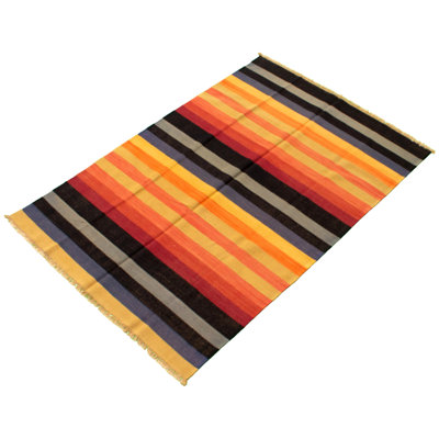 Aeriss Wool Striped Indoor Rug