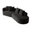 Canapé modulaire surdimensionné et rembourré Modern-767117350