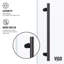 Porte de baignoire coulissante sans cadre avec verre feuilleté 3/8 po l 56-60 po x H 66 po Elan-98714582