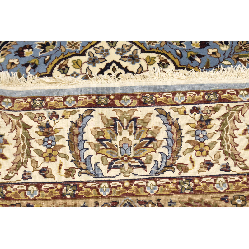 Tapis bleu Indo Kerman