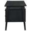 Bureau d'ordinateur 64 pouces Sonia, 4 tiroirs et deux caissons, noir