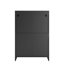 Armoire de rangement pour le salon - noir, 4 tiroirs, armoire à tiroirs 24,84 x 16,01 x 38,75 po, 24,84 x 16,01 x 38,75 po
