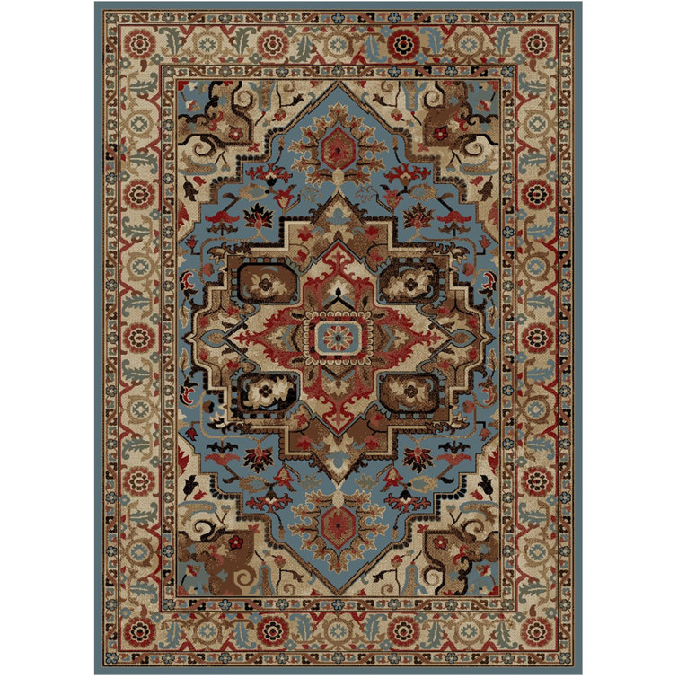 Tapis beige / rouge Heideman