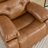 37" Wide Classic Top-Grain Leather Power Recliner with USB Port, Adjustable Reclining & Hidden Cupholders-87771901
