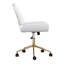 Fauteuil de bureau pivotant sans accoudoirs Martha Stewart Tyla-89812397-89798281