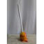 Statue sucette orange et jaune en résine Nifao Collection 10 po x 10 po x H 34 po