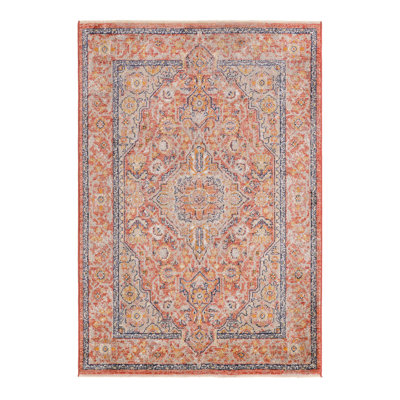 Tapis oriental jaune Alkire
