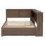 Lit de jour double en bois de pin massif Aurelia