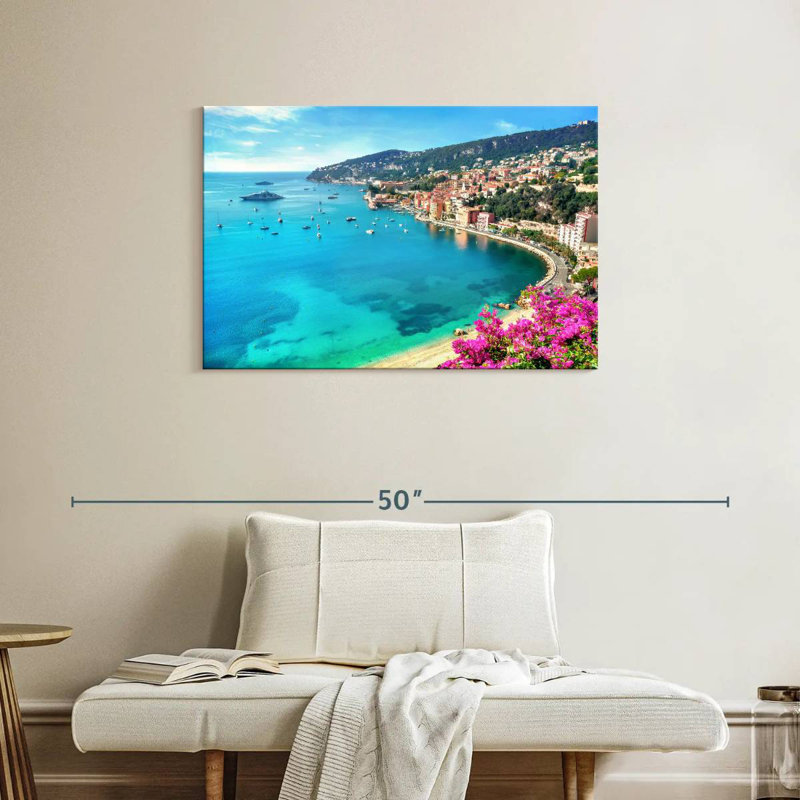 Gillard Villefranche-Sur-Mer Coastal Gillard, H 24 po x l 36 po