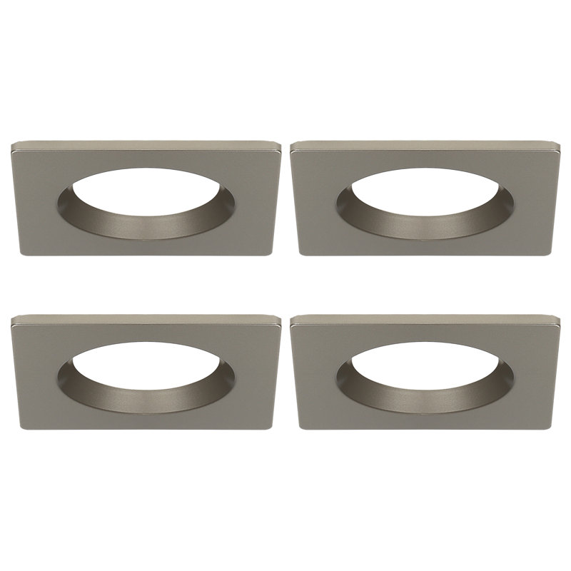 4'' Open Recessed Trim, Satin Nickel