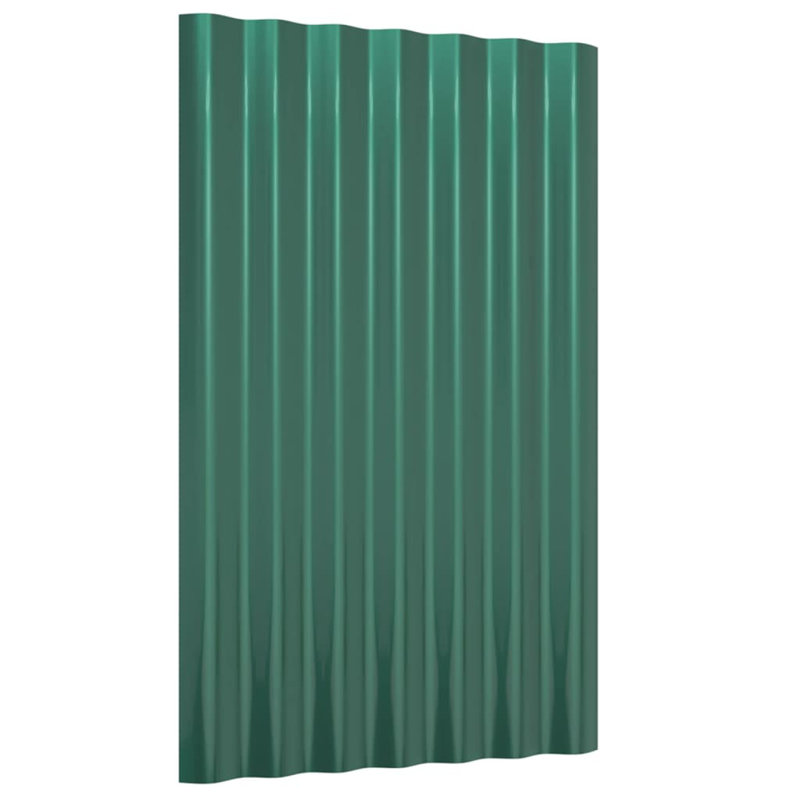 Dakota Fields Steel Roofing Kit, Green, 60cm H x 36cm W