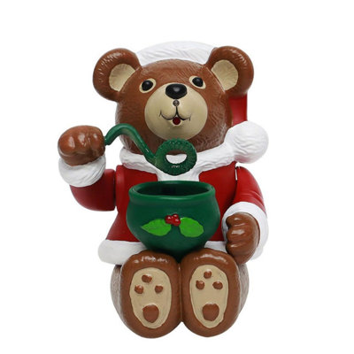 Kurt Adler Battery Operated USB Bradley The Christmas Bubble Bear
