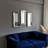 Wood Flat Wall Mirror