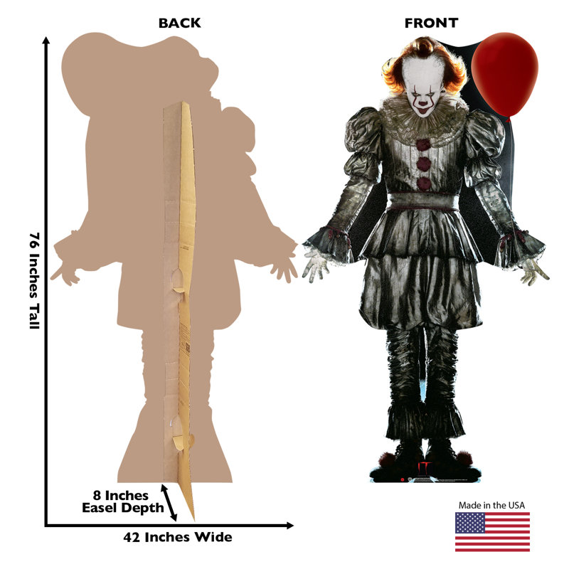 Pennywise with Red Balloon Life-Size Cardboard Standee