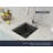 Campino 16'' L Single Bowl Granite Kitchen Sink-61751962