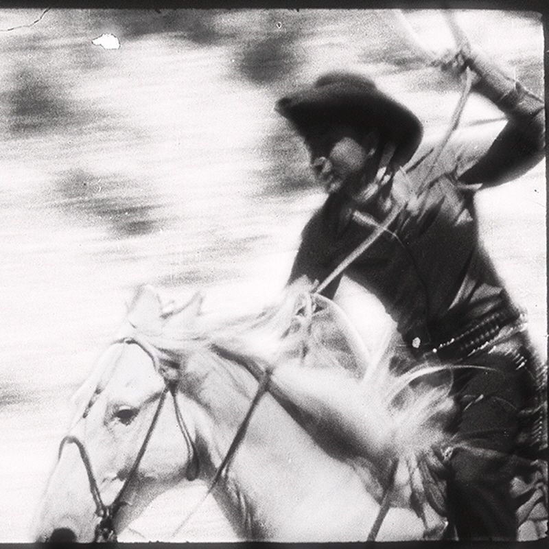 16mm Cowboy III Print by Chris Dunker, 36" H x 36" W, Outdoor