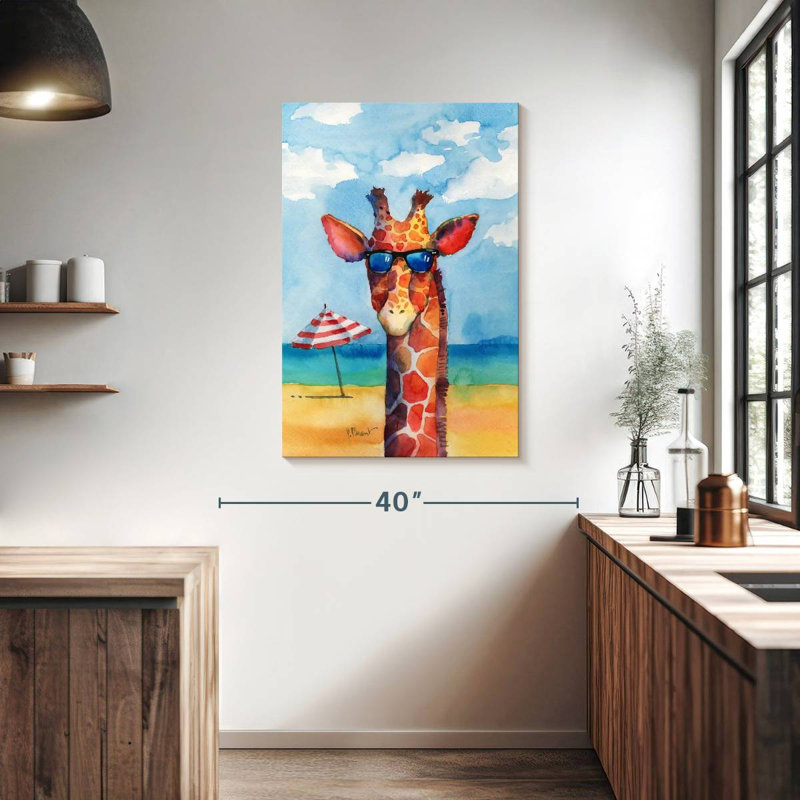 Abat-jour Ketti Hip - Girafe, H 39 po x l 26 po