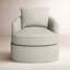 Mills Swivel Barrel Chair-200100877
